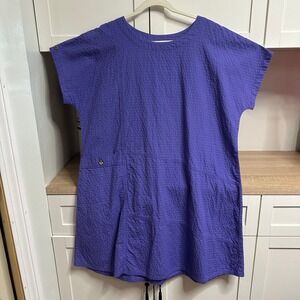 The Vermont Country Store Dress Womens XL Lightweight Cotton Pocket Minimalist